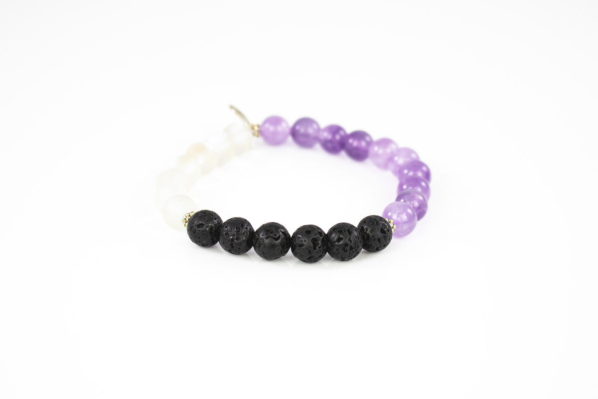 Amethyst on sale lava bracelet